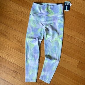 NWT Girls size 10-12 DSG high rise 7/8 pocket leggings